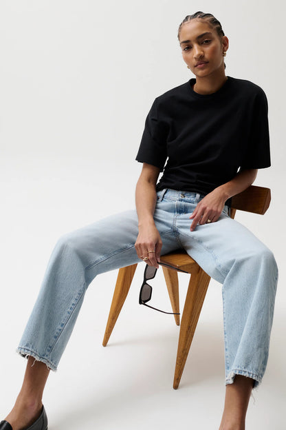 Pistola Lexi Mid Rise Bowed Straight Jeans - Dolce Vita Vintage *restocked*