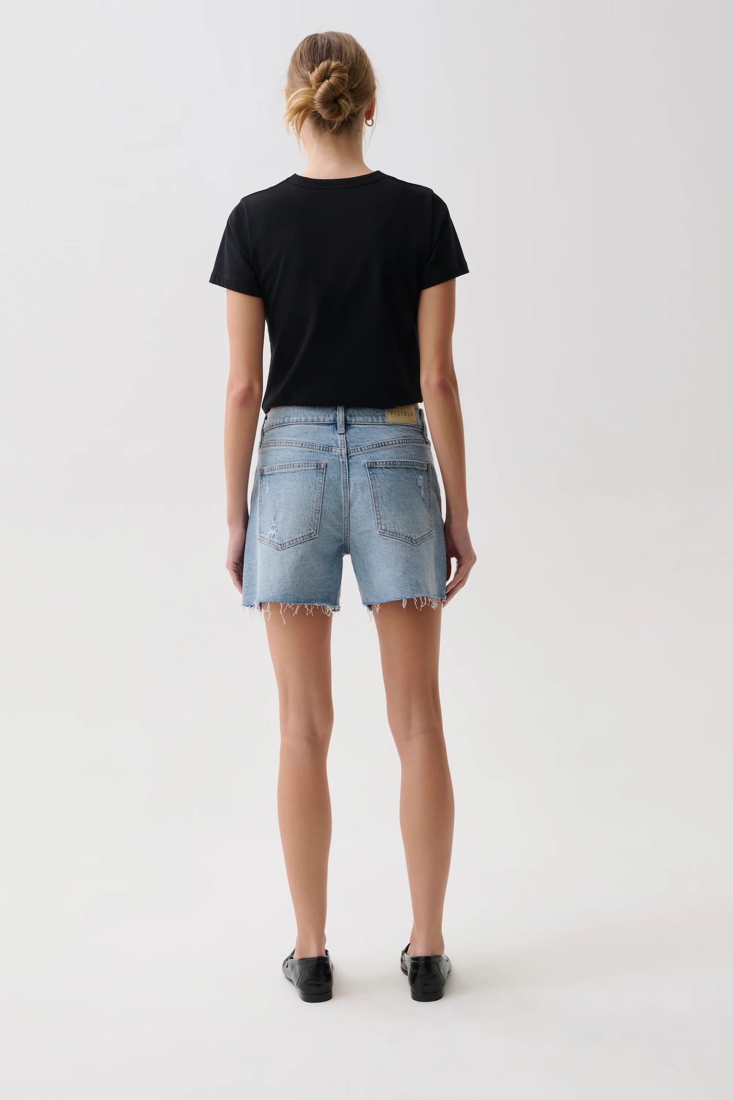 Pistola Kennedy Mid-Rise Shorts - Normandy Vintage