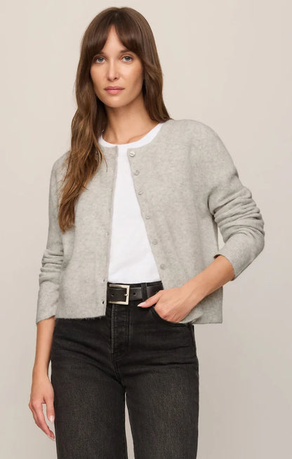 Z Supply Medina Cardigan - Feather Grey