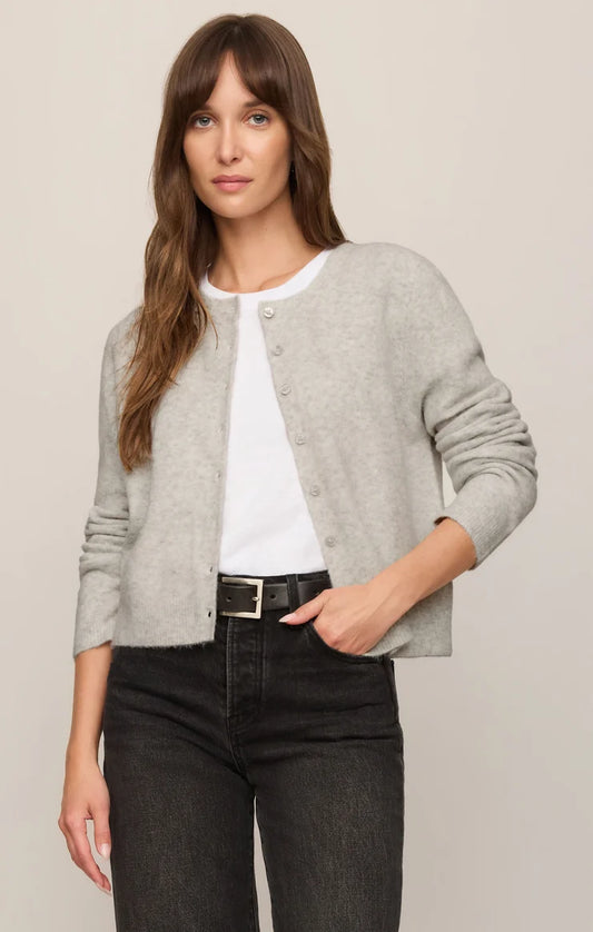 Z Supply Medina Cardigan - Feather Grey