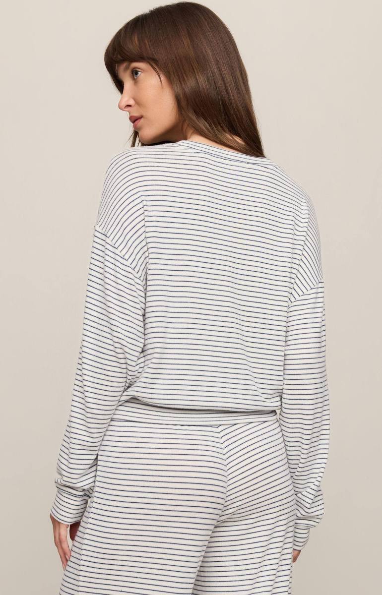 Z Supply Classic Stripe L/S Top - Eclipse