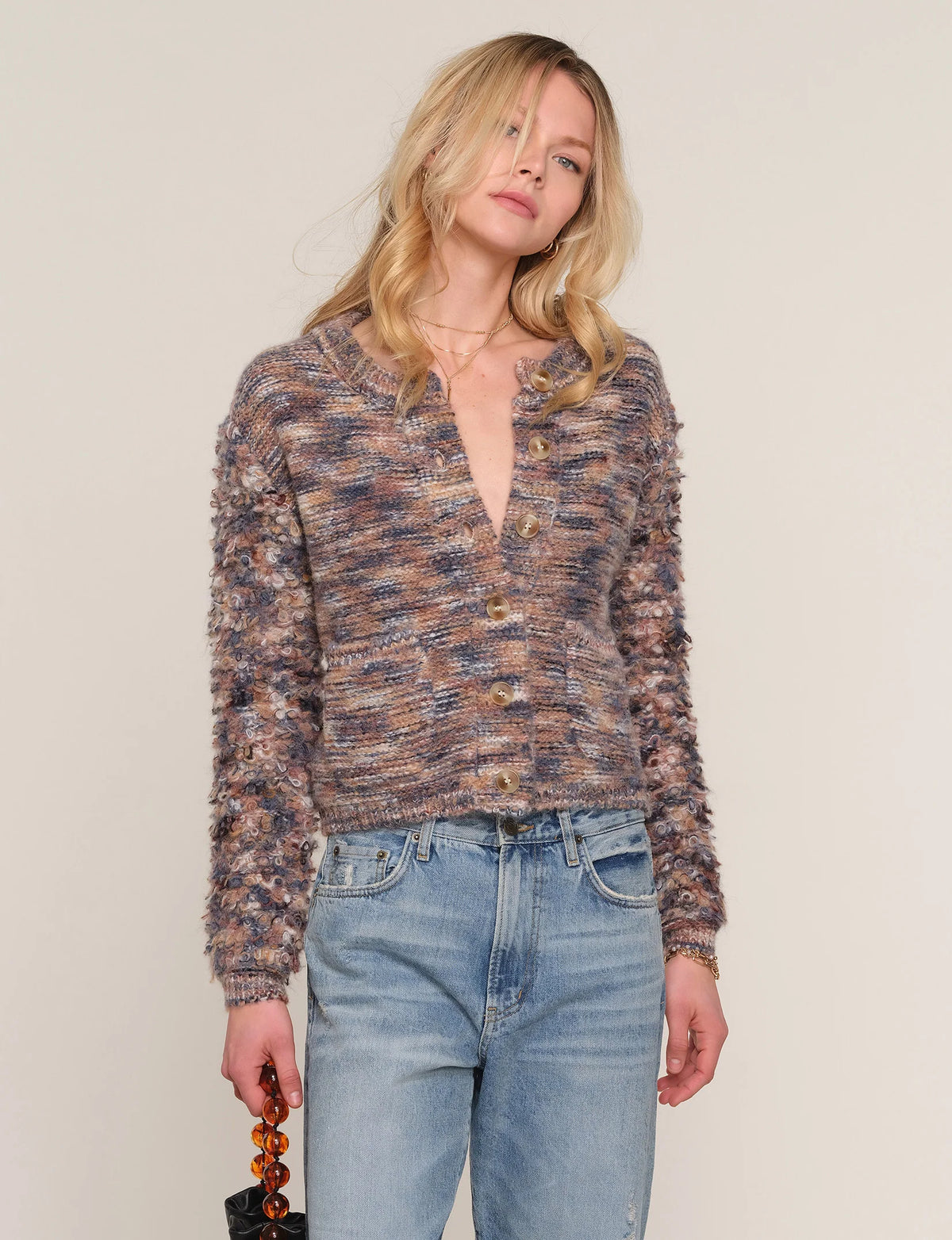 Heartloom Fauna Cardigan Sweater - Midnight