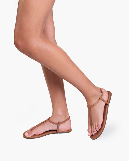 tkees Mariana Leather Sandal - Au Naturale