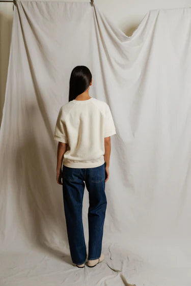 Perfectwhitetee - the Ziggy - short sleeve - bright ivory