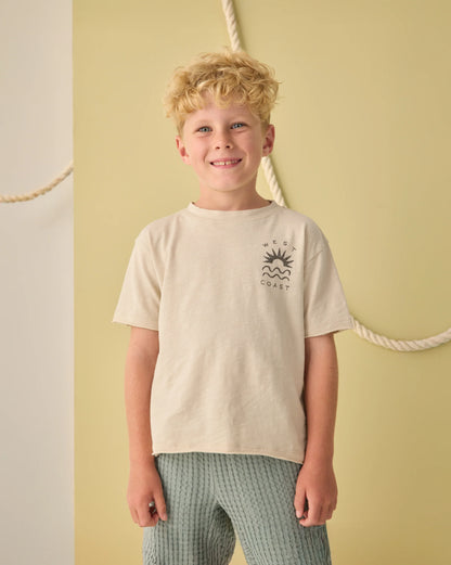 RYLEE + CRU RAW EDGE TEE - WEST COAST
