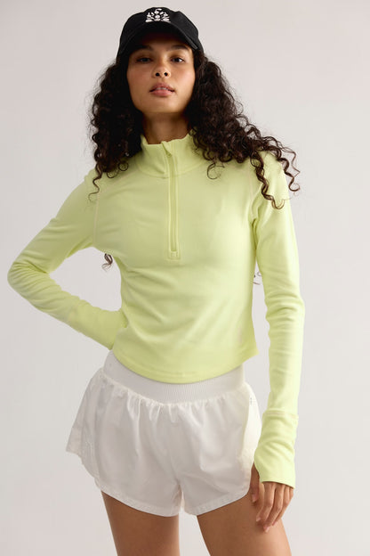 fp movement - Retro Rider 1/2 Zip Vapor Lime