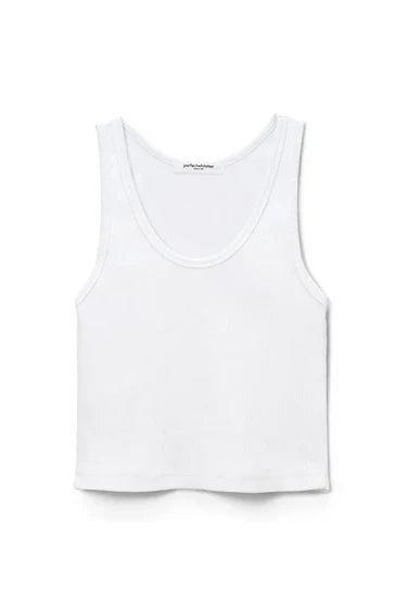 perfectwhitetee - blondie tank - white