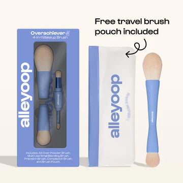 alleyoop - The Overachiever Brush - 4 in 1 Makeup Brush