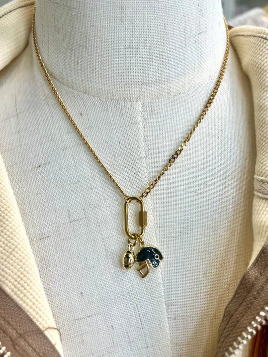 Football Charm Necklace