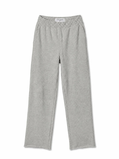 perfectwhitetee - leni french terry pull on pants with pockets - heather grey