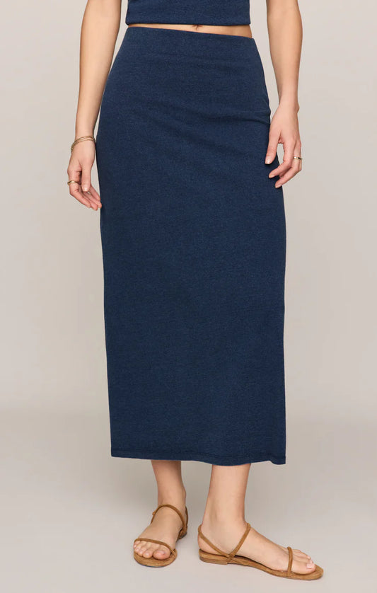 Z Supply Gail Midi Skirt - Indigo