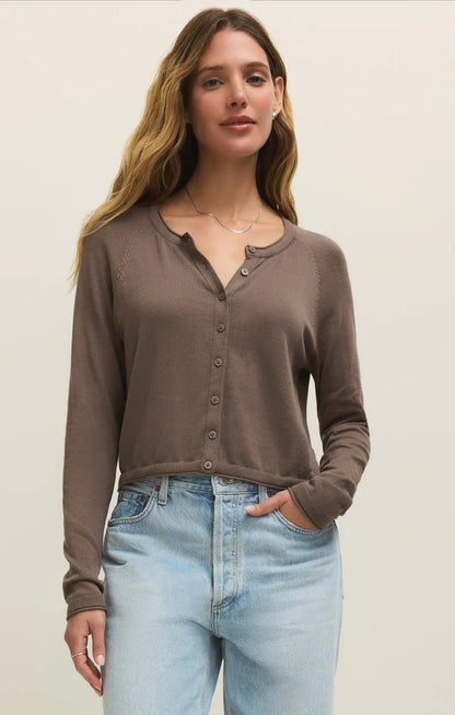 Z Supply The Perfect Layer Cardigan - Perfectly Taupe