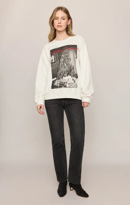 Z Supply Cozy Boyfriend Sweatshirt - Tis' The Season Holiday Crewneck