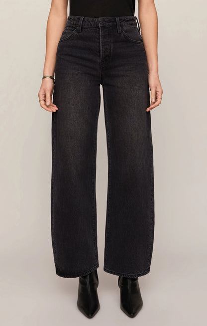 Z Supply The Show Off - High Rise Bowed Jeans - Nocturne