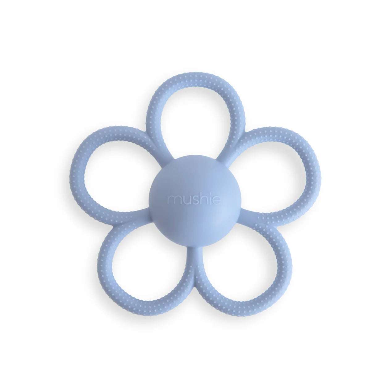 Mushie Daisy Rattle Teether - Assorted Colors