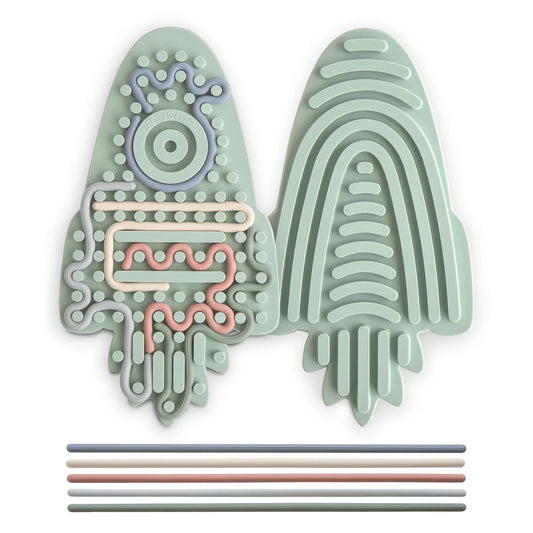 Mushie Silicone Sensory Toy - Rocket