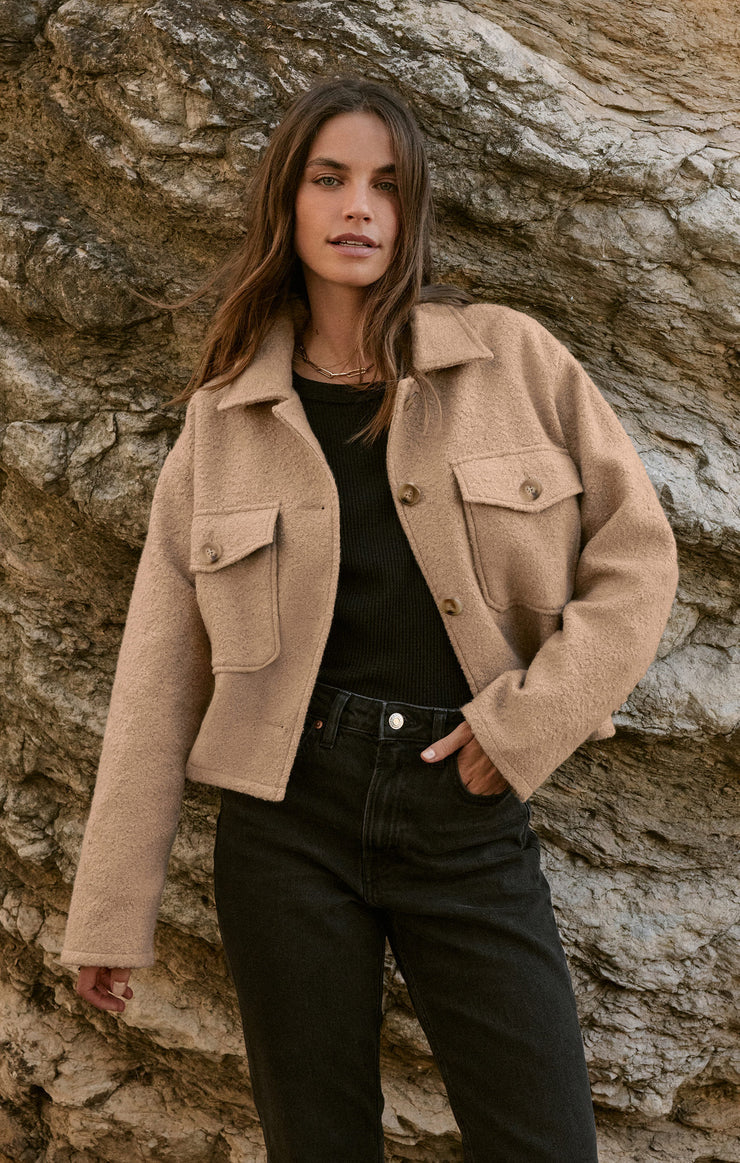 Z Supply Oxford Jacket - Classic Camel