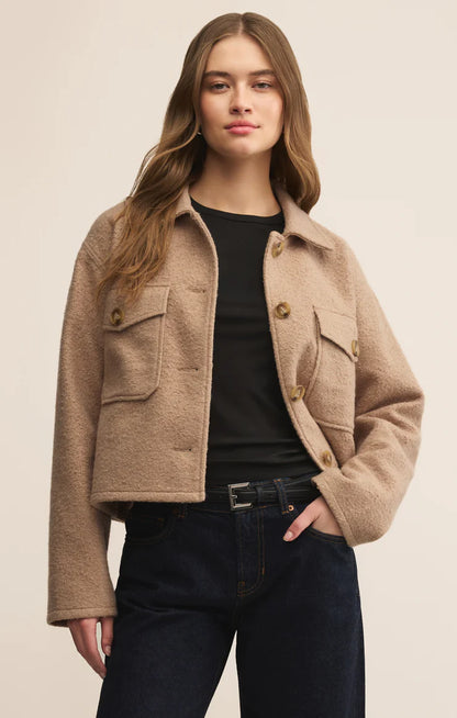 Z Supply Oxford Jacket - Classic Camel