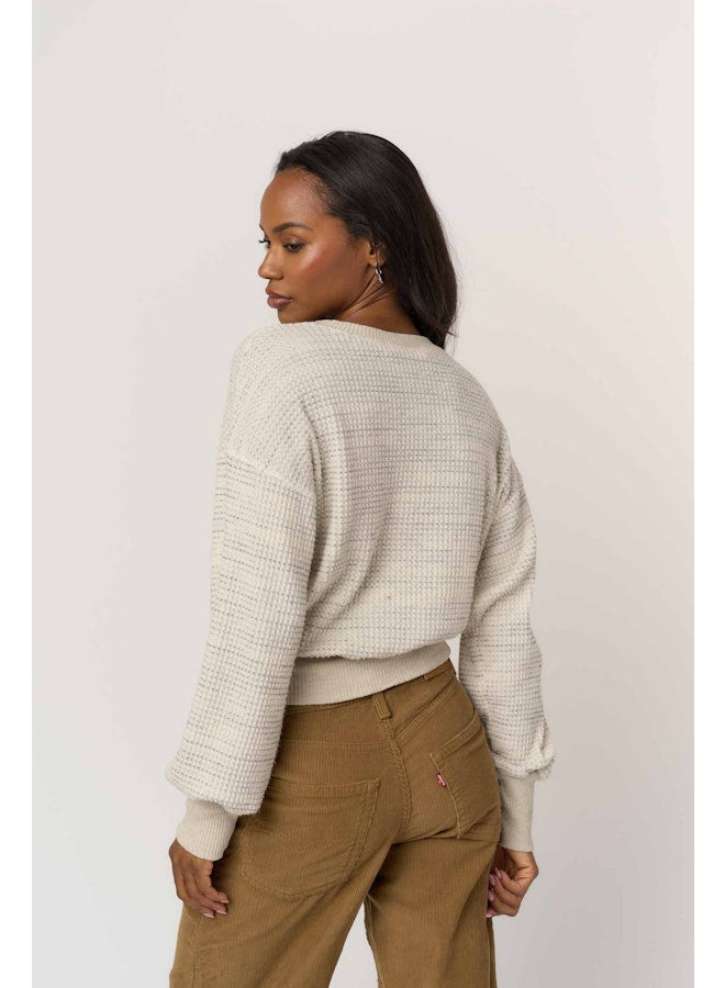 Project Social T Edyson Brushed Thermal Top - Cream