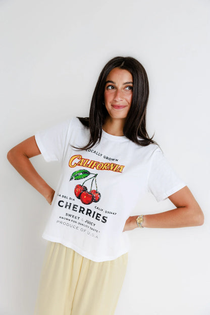 Sunny Somewhere - Cherry Everyday Tee