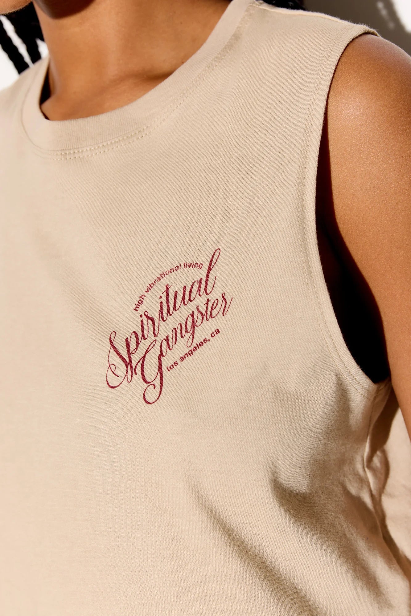 Spiritual Gangster SG Living Spirit Crop Tank