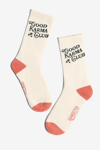 Spiritual Gangster Karma Club Crew Socks