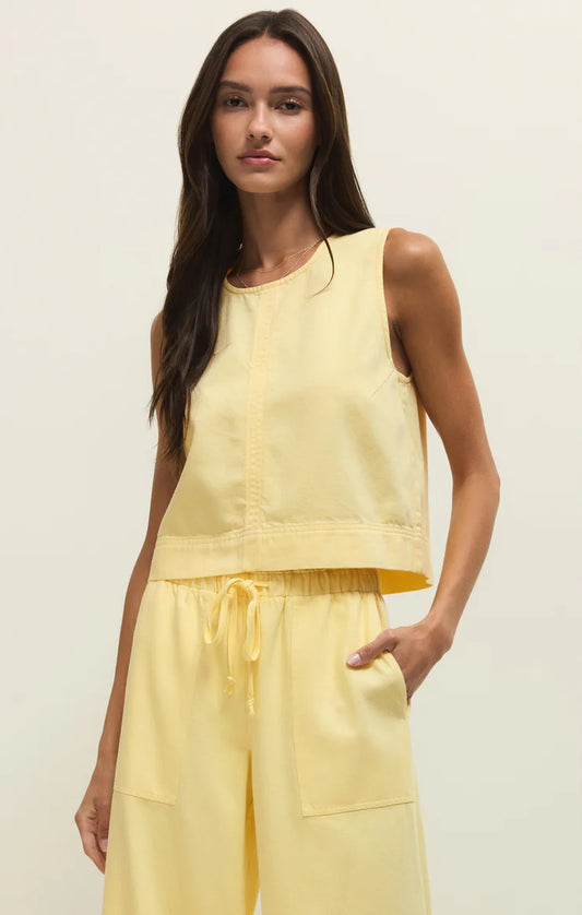 Z Supply Sun Seeker Twill Tank - Sunnyside