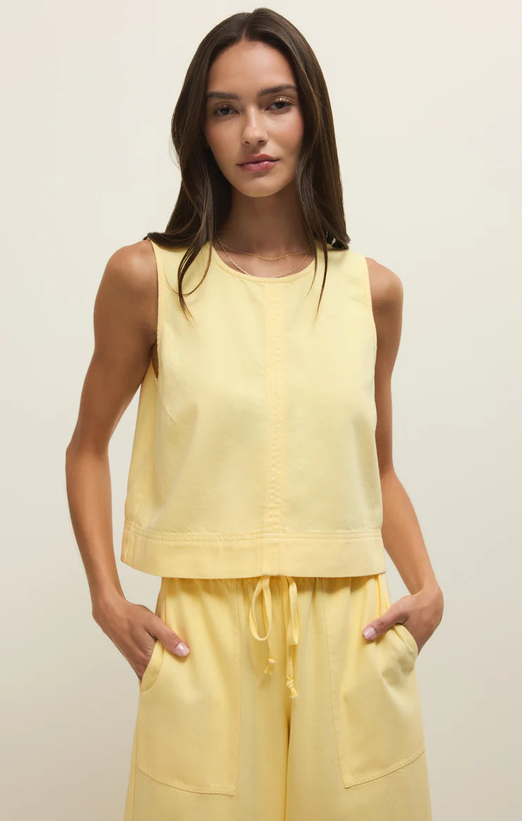 Z Supply Sun Seeker Twill Tank - Sunnyside