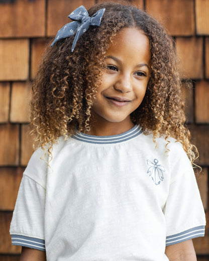 RYLEE + CRU RINGER TEE ANCHOR BOW