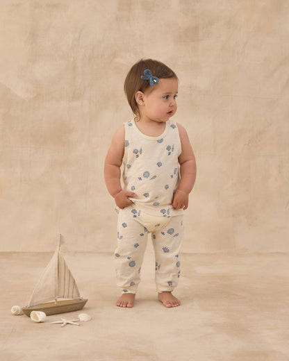 RYLEE + CRU TANK + SLOUCH PANT SET SEASHELLS