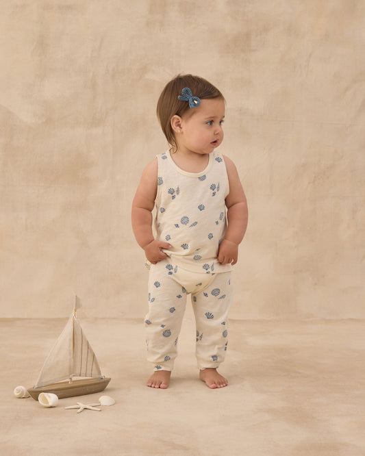 RYLEE + CRU TANK + SLOUCH PANT SET SEASHELLS