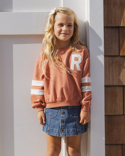 RYLEE + CRU PIER SWEATSHIRT - POPPY