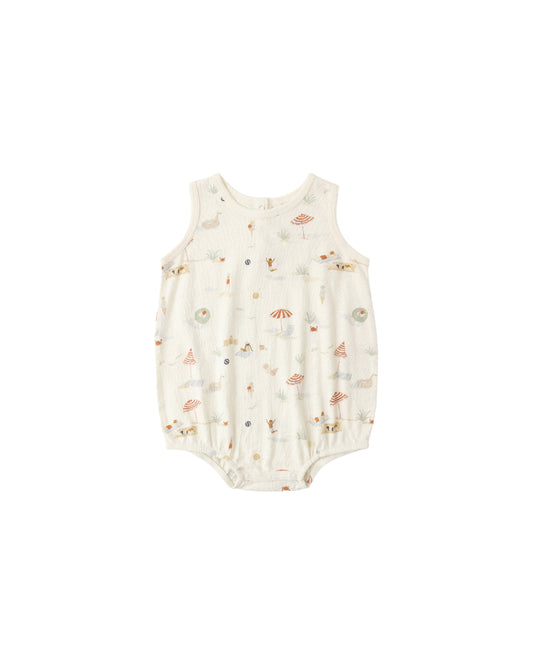 RYLEE + CRU BUBBLE ONESIE - BEACH DAY