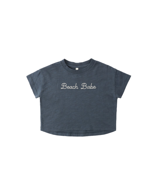 RYLEE + CRU BOXY TEE - BEACH BABE