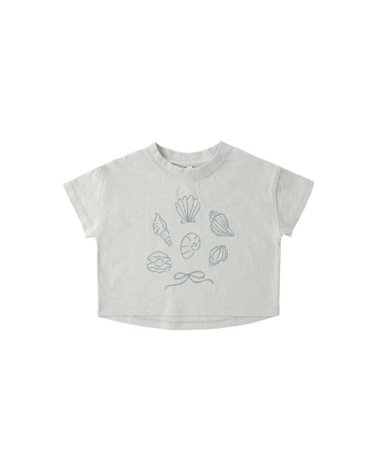 RYLEE + CRU BOXY TEE SEASHELLS