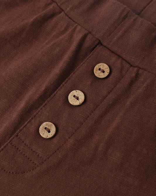 RYLEE + CRU BABY CRU PANT CHOCOLATE