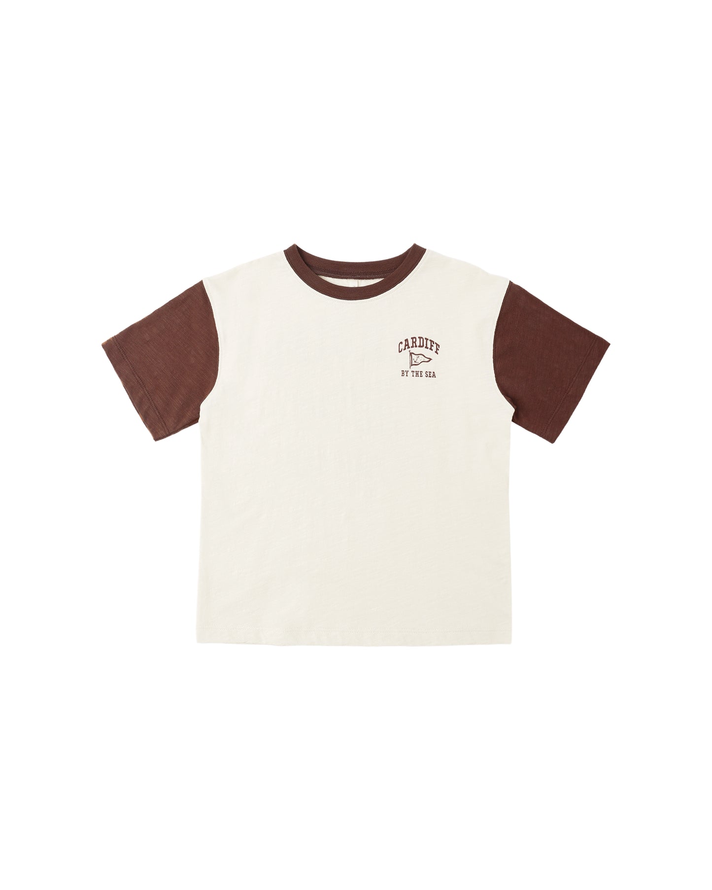 RYLEE + CRU CONTRAST SHORT SLEEVE TEE CARDIFF BY THE SEA