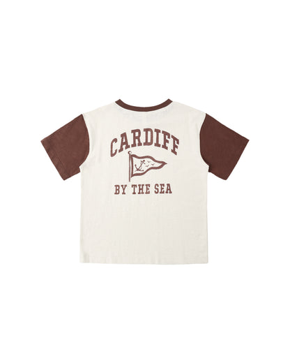 RYLEE + CRU CONTRAST SHORT SLEEVE TEE CARDIFF BY THE SEA