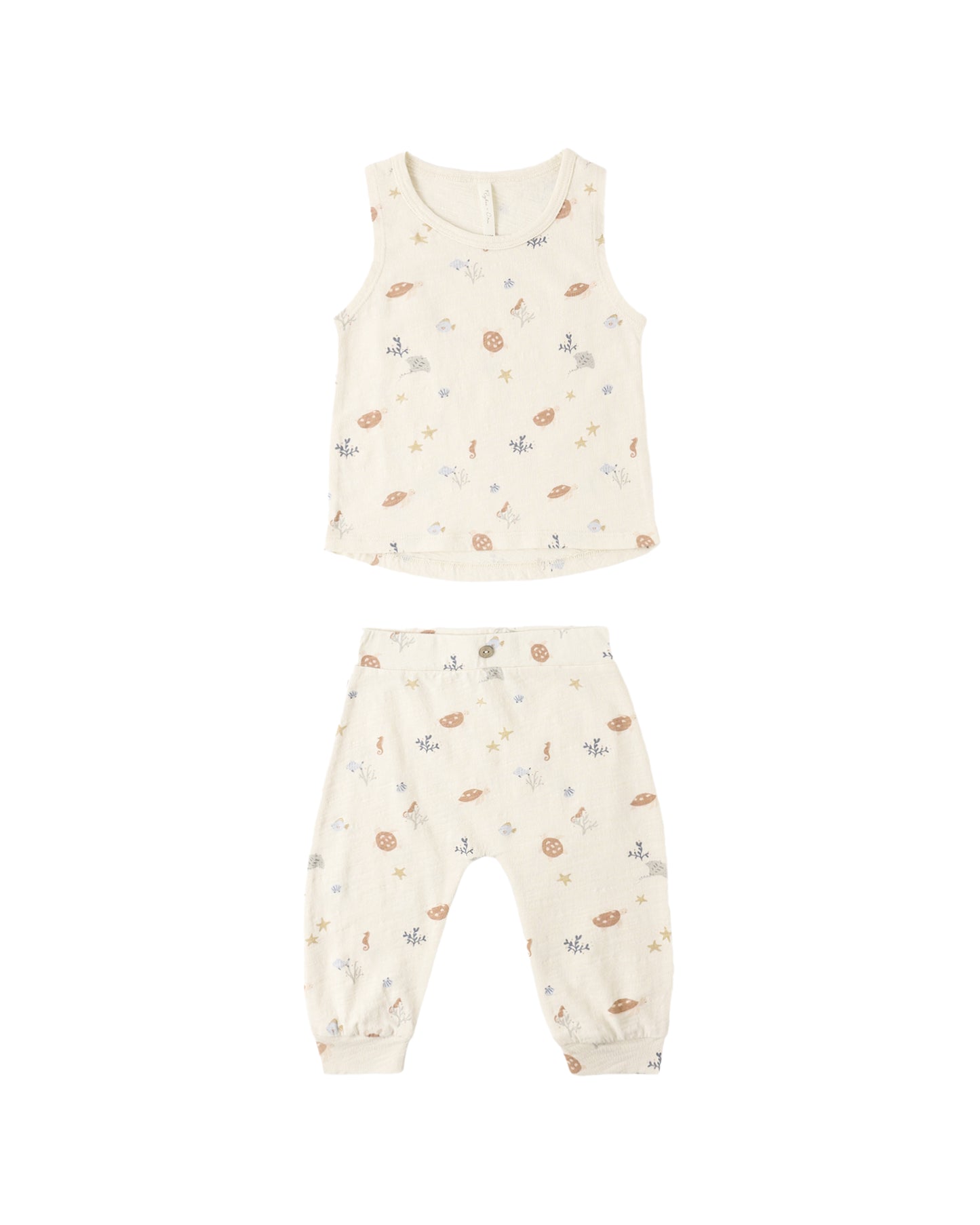 RYLEE + CRU TANK + SLOUCH PANT SET AQUATIC