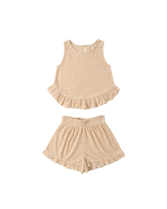 RYLEE + CRU FAYE SET PINK STRIPE