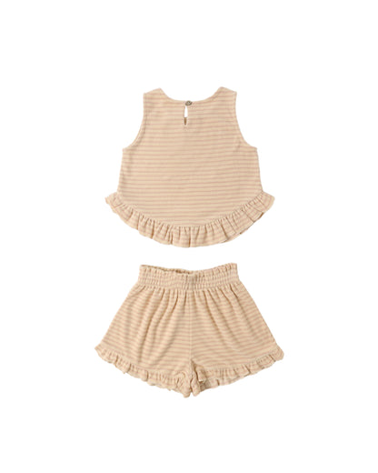 RYLEE + CRU FAYE SET PINK STRIPE