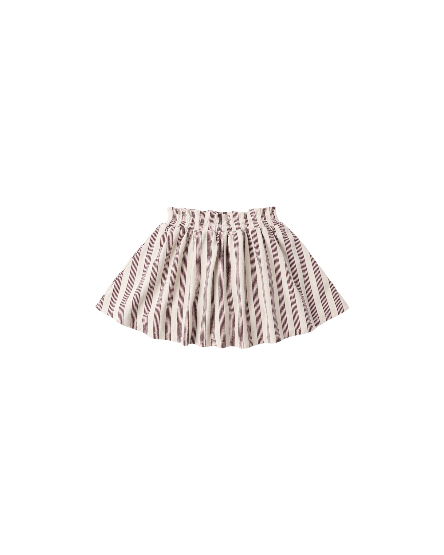 RYLEE + CRU SASHA SKORT BROWN STRIPE