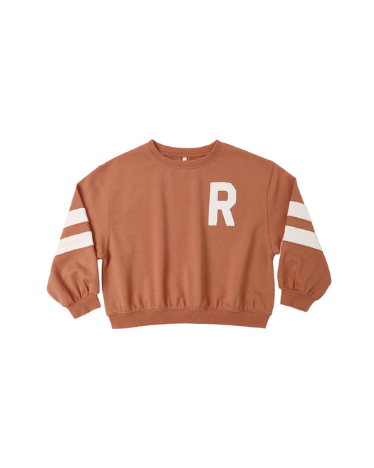 RYLEE + CRU PIER SWEATSHIRT - POPPY