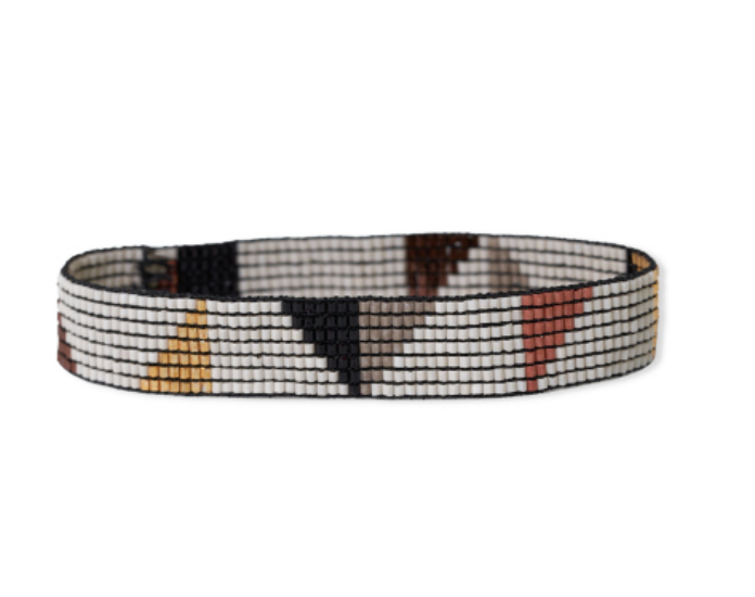 Ink + Alloy Alex Geo Stripe Beaded Stretch Bracelet - Assorted Colors
