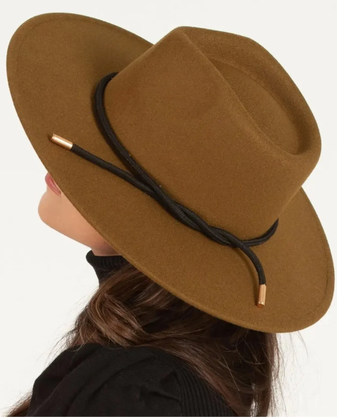 Lucca Rosie Vegan Felt Rancher Hat - Rust or Olive