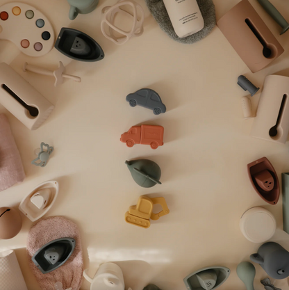 Mushie Vehicles Bath Toy Play Set - Set of 4