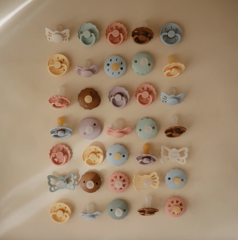 Frigg Pacifiers - Various Styles/Colors/Sizes