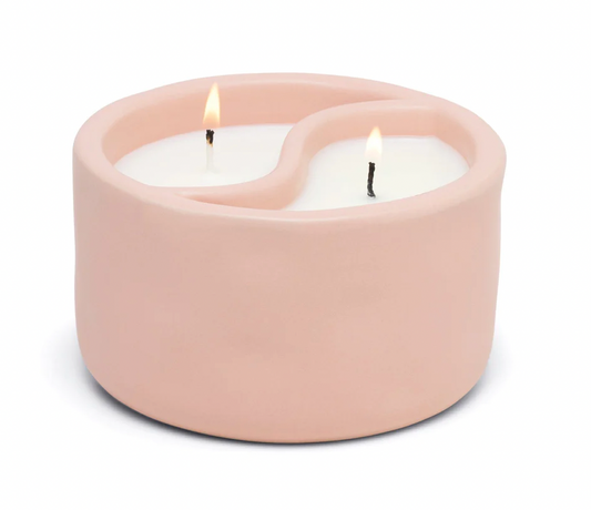 Paddywax Yin-Yang 11 oz Candle - Cactus Flower + Watermint