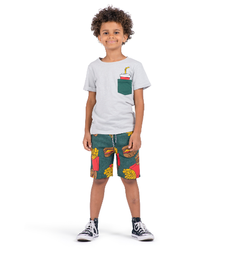 Appaman day trip pocket tee - lt grey