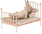 Maileg Vintage bed - Mouse - Rose or Off White